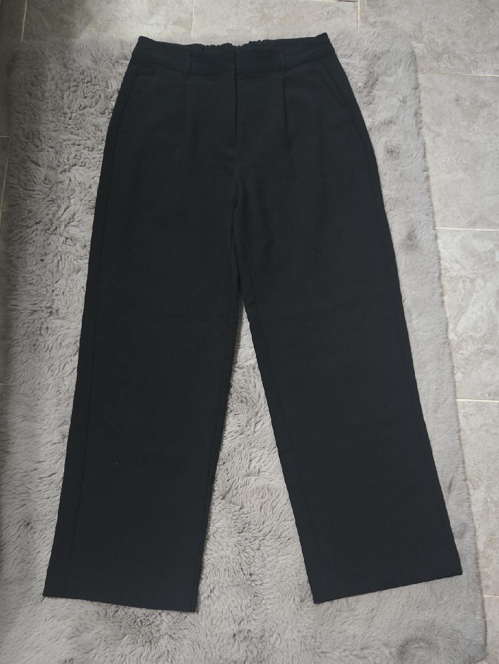 Old Navy Black Wide-Leg High-Rise Pants